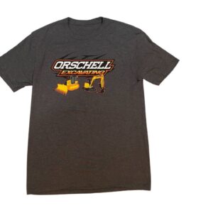 Orschell Excavating Shatter Perfect Tri Tee - Charcoal Grey